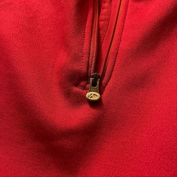 Marker Moc Turtle Neck Quarter Zip Fleece in Pink (L) - Picture 3 of 11